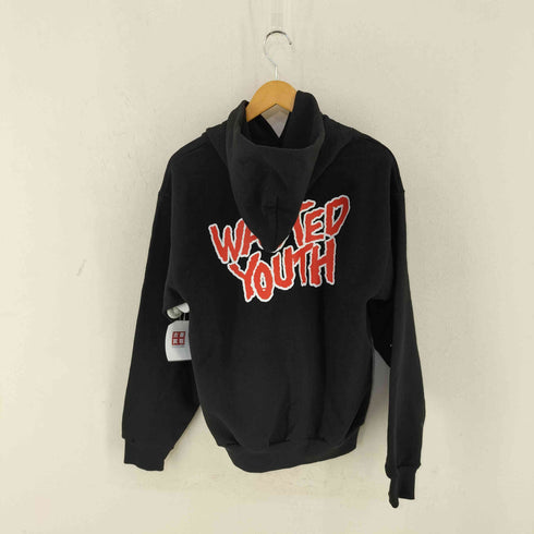 ウェイステッドユース WASTED YOUTH ロゴプリント プルオーバーパーカー メンズ JPN:M