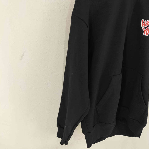ウェイステッドユース WASTED YOUTH ロゴプリント プルオーバーパーカー メンズ JPN:M