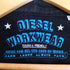 ディーゼル DIESEL WORKWEAR ロゴ刺繍 ジップアップパーカー メンズ import:S