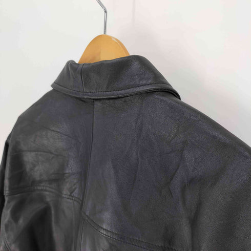 modem design Leather Flight Jacket 本革 レザー フライト ジャケット メンズ JPN:2