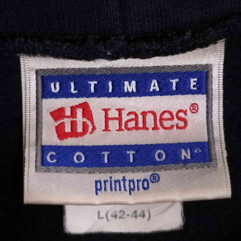 ヘインズ Hanes フロントプリント プルオーバーパーカー メンズ import:L