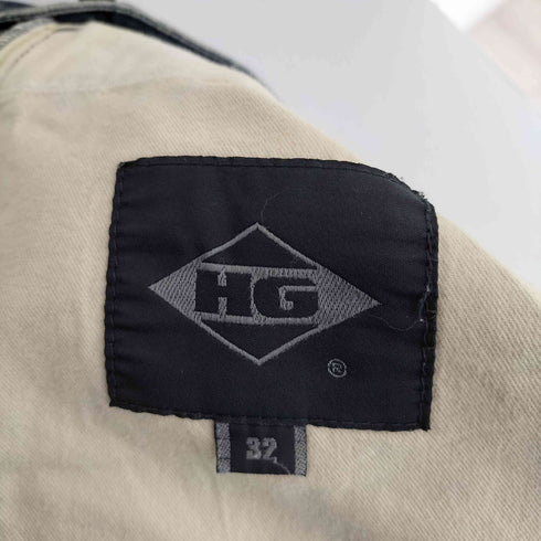 ヒステリックグラマー HYSTERIC GLAMOUR 初期 レザー ダブルニーデニムパンツ スタッズ メンズ 32inch