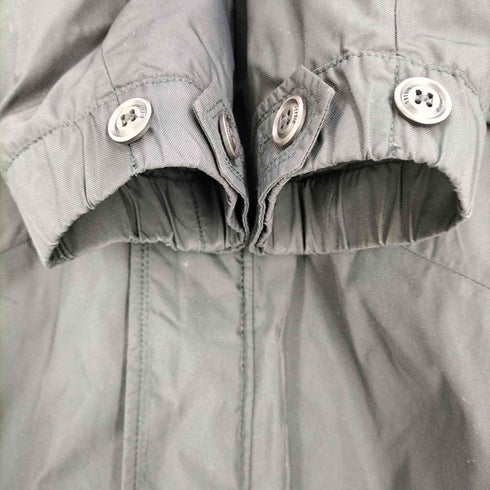 ディーゼル DIESEL 裏キルティング ロゴパッチ 素材切替 ハイネックコート メンズ import:L
