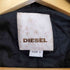 ディーゼル DIESEL 裏キルティング ロゴパッチ 素材切替 ハイネックコート メンズ import:L