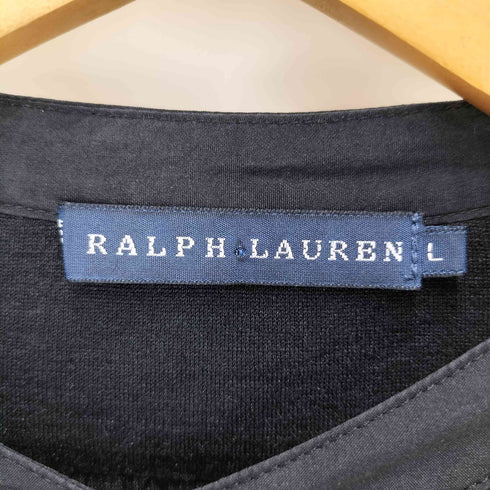 ラルフローレン RALPH LAUREN フリルデザインシルクブラウス レディース L