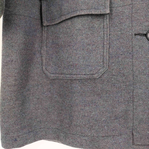 HM PRISON SERVICE 英国製 英国刑務所 フーデッド ウール コート メンズ import:XL