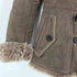 バーバリーロンドン BURBERRY LONDON シープレザー ダブル ムートンジャケット レディース 38