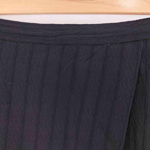 コムデギャルソン COMME des GARCONS シャドーストライプ レイヤードデザイン ウール スカート レディース JPN:M