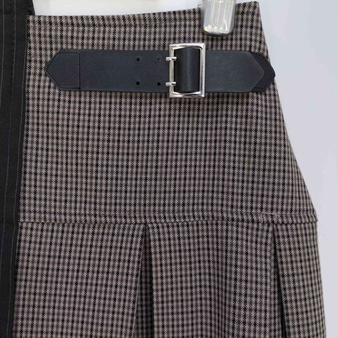 ザラ ZARA COMBINED MIDI SKIRT コンビネーション スカート レディース M