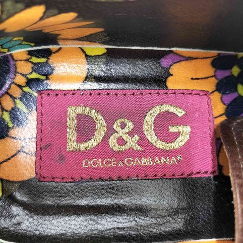 ドルチェアンドガッバーナ DOLCE&GABBANA ウィングチップドレスシューズ レディース 37