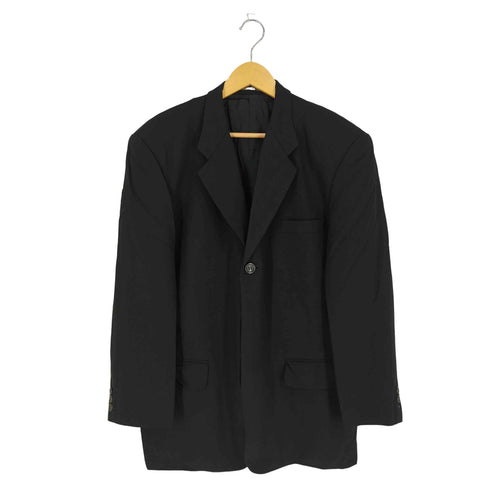 コムデギャルソンオム COMME des GARCONS HOMME 80-90s 比翼ボタン ウール 3B テーラードジャケット メンズ JPN:M