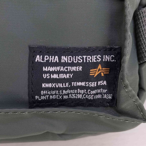 アルファインダストリーズ ALPHA INDUSTRIES 2WAY ミリタリー ボディバッグ メンズ