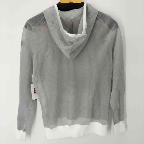 ランバン LANVIN SPORT SPORT 透かしメッシュロゴパーカー レディース JPN:40