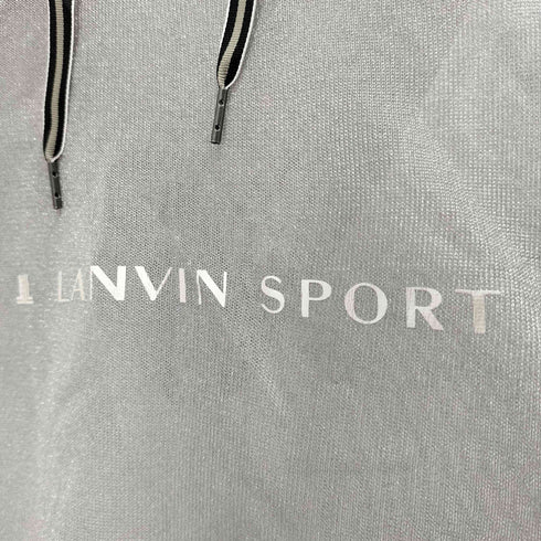 ランバン LANVIN SPORT SPORT 透かしメッシュロゴパーカー レディース JPN:40