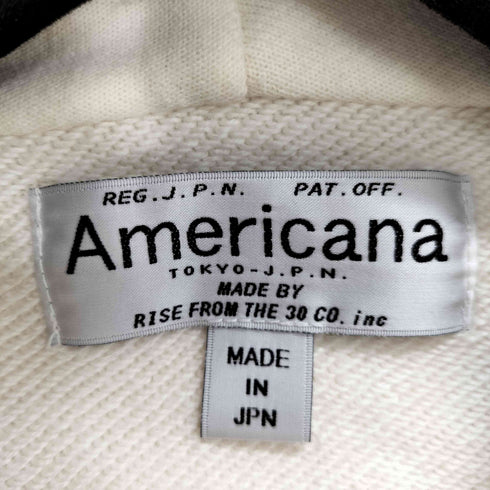 アメリカーナ Americana フーデッドスウェットポンチョカーディガン レディース