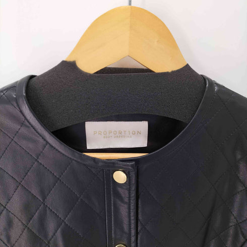 プロポーションバイボディードレッシング PROPORTION BODY DRESSING 合皮キルトジャケット レディース JPN:M