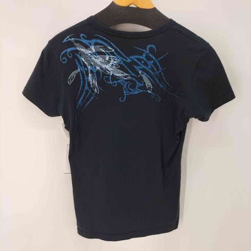 トルネードマート TORNADO MART プリントクルーネックTシャツ フェザー メンズ