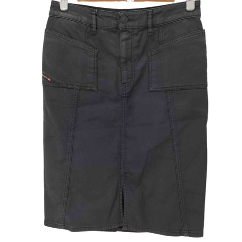 ディーゼル DIESEL D-PAU-SP-NE フロントスリット ストレッチスカート レディース US:28-29