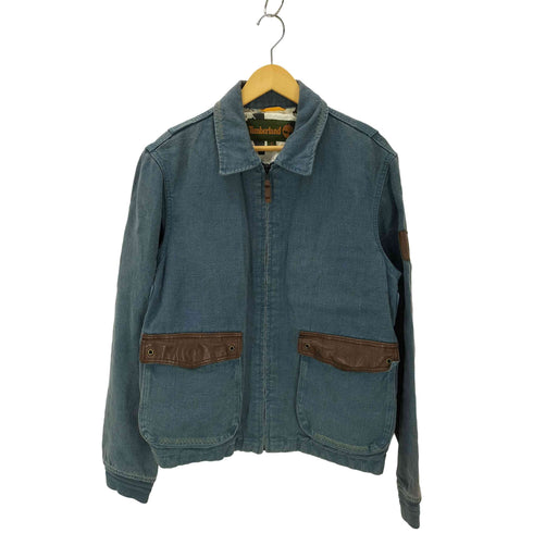 ティンバーランド Timberland レザー切替ヘンプブルゾン メンズ import:M