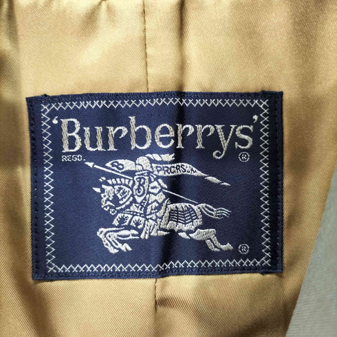 バーバリーズ BURBERRYS 90S ライナー付き比翼ステンカラーコート メンズ