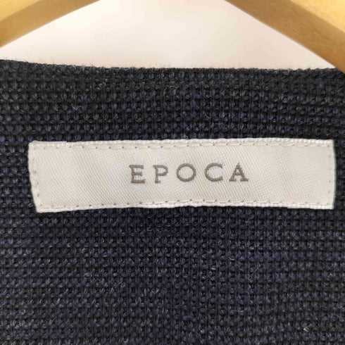 エポカ Epoca ノーカラー切替デザインジャケット レディース JPN:40