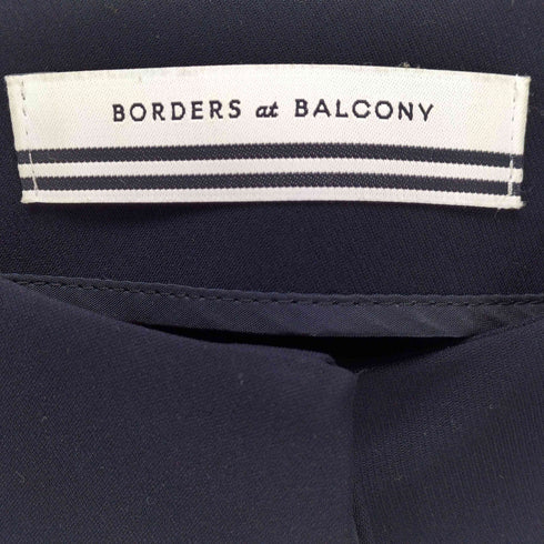 ボーダーズアットバルコニー borders at balcony バルーンスリーブノーカラーブラウス レディース JPN:36