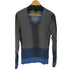 アルマーニエクスチェンジ ARMANI EXCHANGE 幾何学柄Vネックニットトップス メンズ JPN:S