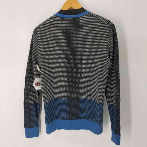 アルマーニエクスチェンジ ARMANI EXCHANGE 幾何学柄Vネックニットトップス メンズ JPN:S