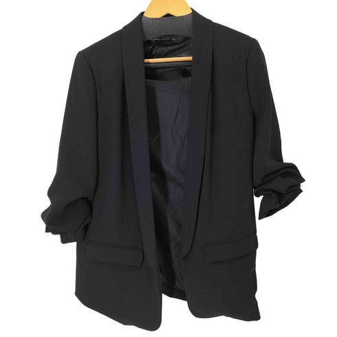 ザラ ZARA 袖デザインテーラードジャケット レディース USA.L