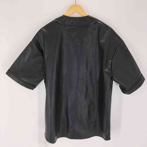 manfinity エコレザーベースボールシャツ メンズ JPN:M