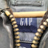 ギャップ Gap 00S OLD USED加工 カウレザースポーツジャケット メンズ import:XS