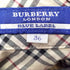バーバリーブルーレーベル BURBERRY BLUE LABEL ロゴ刺繍 ノバチェック L/S ヘンリーネックシャツ レディース 36