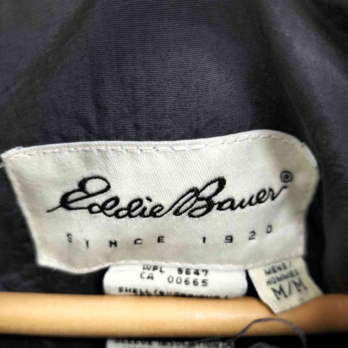 エディーバウアー Eddie Bauer 90S 白タグ 裏地フリース ナイロンマウンテンパーカー メンズ import:M