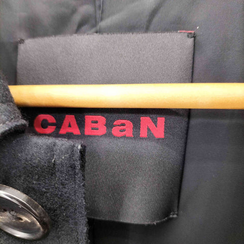 キャバン CABaN 21AW メルトンジャージー ビッグポケットステンカラーコート メンズ JPN:S