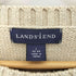 ランズエンド LANDS END 日本製 コットン ハイゲージ ラグラン ニット メンズ import:L