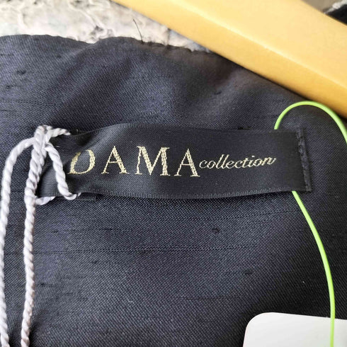 ダーマコレクション DAMA collection 花柄 バックスリット レース ウール ノースリーブ ワンピース レディース 7AR