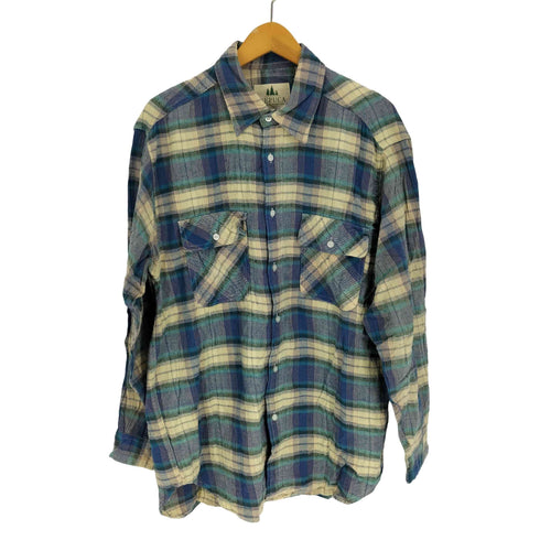 ネプカ NEPUCA タータンチェック フラップポケット L/S シャツ メンズ import:L