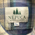 ネプカ NEPUCA タータンチェック フラップポケット L/S シャツ メンズ import:L