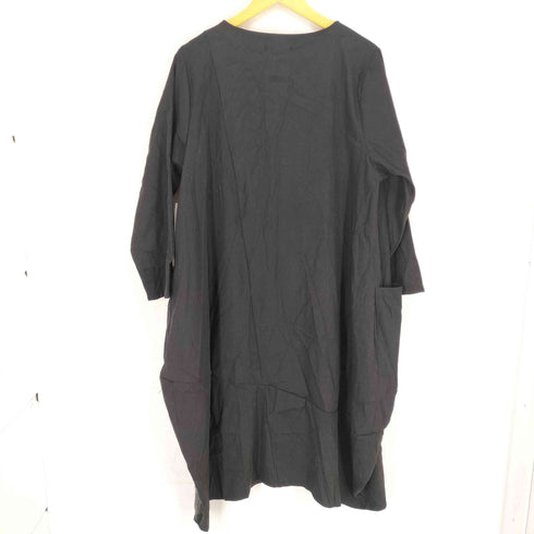 ダナキャランニューヨーク DKNY 90s USA製 ニットパッチワーク ワンピース レディース P