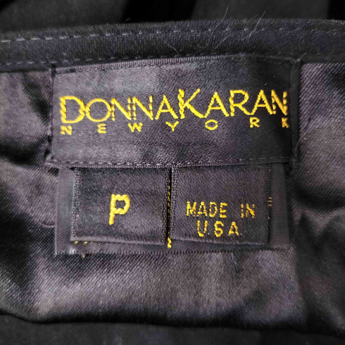 ダナキャランニューヨーク DKNY 90s USA製 ニットパッチワーク ワンピース レディース P