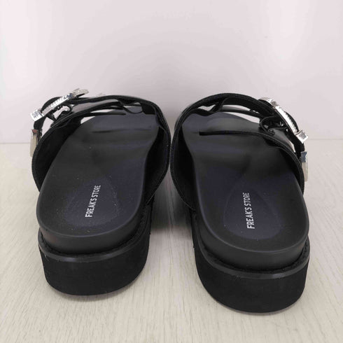 フリークスストア FREAKS STORE ウエスタンバックル ダブルストラップ スライドサンダル メンズ JPN:28
