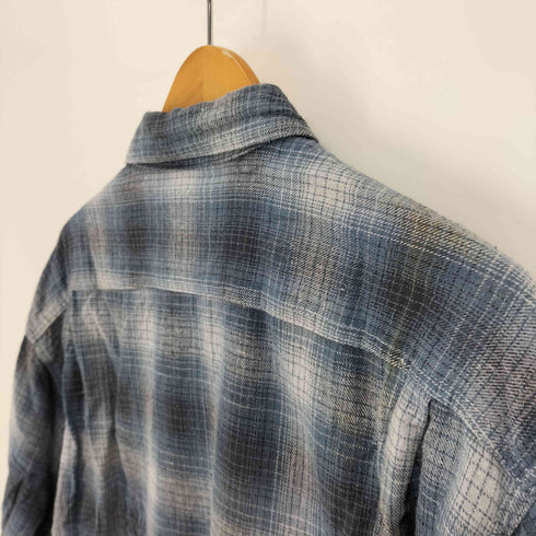 ネプカ NEPUCA オンブレチェック L/S シャツ メンズ import:L