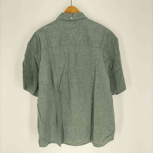 エディーバウアー Eddie Bauer 90-00S 白タグ B.D S/S オックスフォード シャツ メンズ import:L