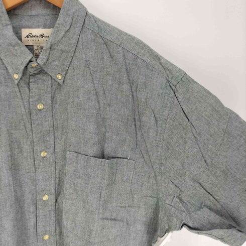 エディーバウアー Eddie Bauer 90-00S 白タグ B.D S/S オックスフォード シャツ メンズ import:L