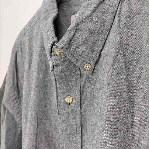 エディーバウアー Eddie Bauer 90-00S 白タグ B.D S/S オックスフォード シャツ メンズ import:L