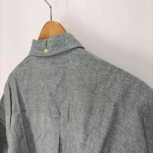 エディーバウアー Eddie Bauer 90-00S 白タグ B.D S/S オックスフォード シャツ メンズ import:L
