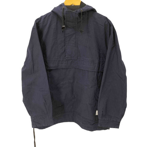 チャップスラルフローレン CHAPS RALPH LAUREN リップストップ サイドジップアノラックパーカー メンズ import:L