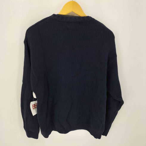 エディーバウアー Eddie Bauer 90S 無地 ハイゲージ ニット セーター メンズ