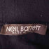 ニールバレット NEIL BARRETT 00s サンフレールタグ ステッチ レザーパッチ ボタンレスカーディガン メンズ