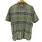 エディーバウアー Eddie Bauer 90-00S 白タグ マドラスチェック B.D S/S シャツ メンズ import:L